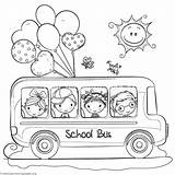 Coloring Bus School Pages Children Kids Easy Cars Unicorn Kindergarten Drawing Animal Sheets Getcoloringpages Coloringbook Coloringpages sketch template