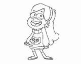 Pages Coloring Dipper Mabel Getcolorings sketch template
