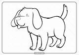 Dog Pdf Coloring Pages Cute Printable Whatsapp Tweet Email sketch template