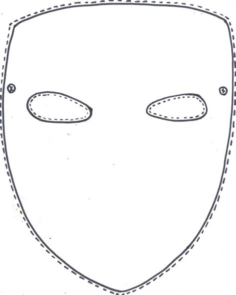 mask template mask template printable paper mask template printable