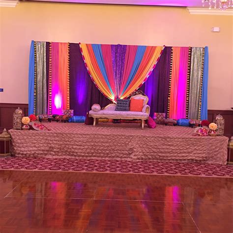 stage decoration sunrise banquet hall event center