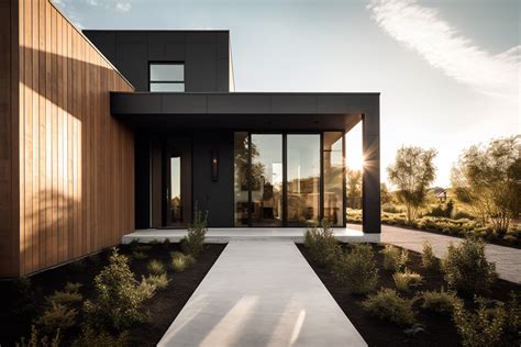 black modern houses bold beautiful design jewkes design