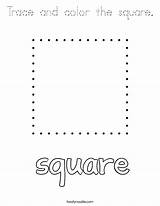 Square Coloring Trace Color Tracing Built California Usa sketch template