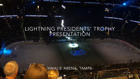 lightning presidents trophy  youtube