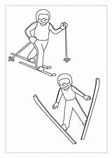 Olympic Zimowe Kolorowanki Druku Colouring Dyscypliny Dzieci Skiing Artykuł Eduzabawy Getdrawings Activityvillage sketch template