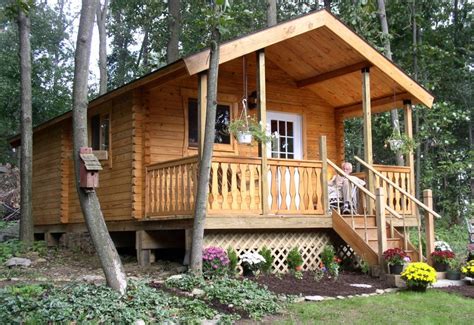 thinks   learn   backyard cabin kit home family style  art ideas