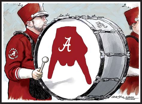 horns down texas don t mess with alabama s million dollar band