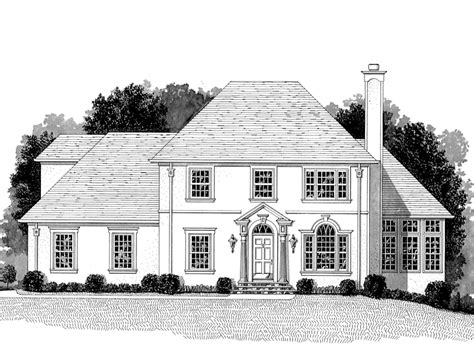 twin lakes country french home plan   shop house plans