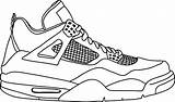 Jordan Drawing Air Draw Jordans Shoe Kd Drawings Getdrawings Model Provincial Archives So sketch template