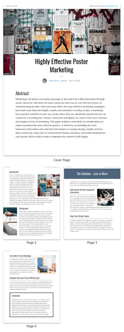 page turning white paper examples design guide white paper