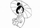 Coloring Pages Mulan Shang Getcolorings sketch template