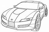 Toyota Macchine Colorear Cadillac Coches Wonder Hummer sketch template
