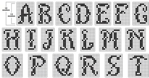 filet alphabet crochet filet charts pinterest alphabet
