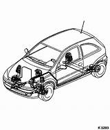 Corsa Illustration Abs Vauxhall Manuals Workshop sketch template