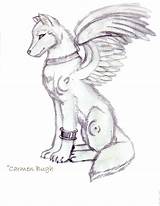 Wolf Wings Drawing Angel Coloring Pages Anime Drawings Getdrawings Paintingvalley sketch template