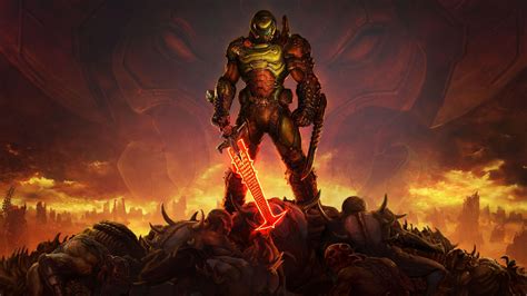 awesome doom slayer wallpapers top  awesome doom slayer backgrounds wallpaperaccess