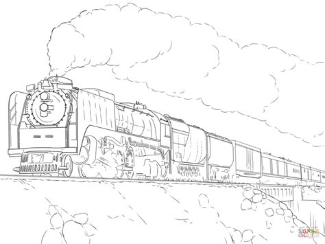 steam train coloring pages