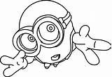 Minion Coloring Cute Pages Minions Wallpapers Cartoon Printable Wecoloringpage Wallpaper Funny Drawings Getcolorings Print Despicable Choose Board sketch template
