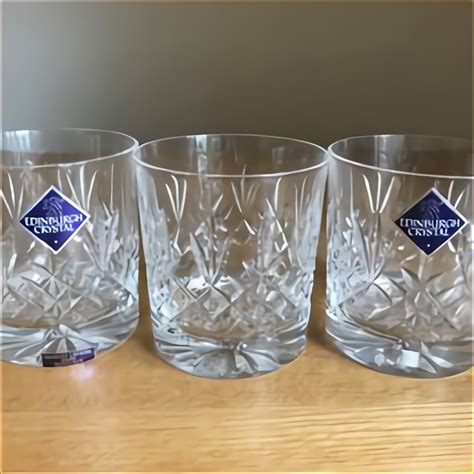 whisky glasses edinburgh crystal for sale in uk
