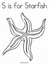 Coloring Starfish Star Fish Printable Outline Worksheet Noodle Twisty Practice Writing Word Clipart Twistynoodle Getdrawings Getcolorings Change sketch template