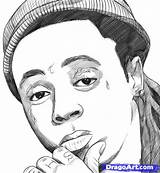 Lil Wayne Draw Step Coloring Drawing Drawings Pages Famous Dragoart Hop Hip Quotes Pencil Character Visit Celebrity People sketch template