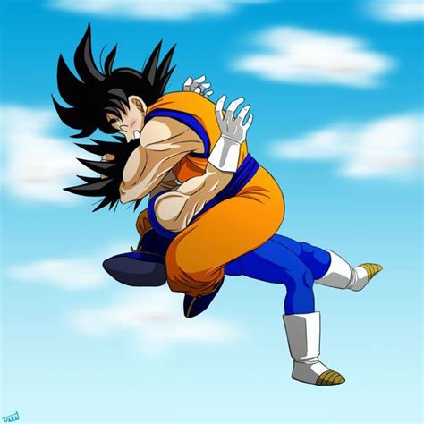 Dibujos Goku X Vegeta Goku And Vegeta Dragon Ball Z Dragon Ball