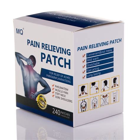 pcs  boxes herbal pain patch relieve sore muscles menthol