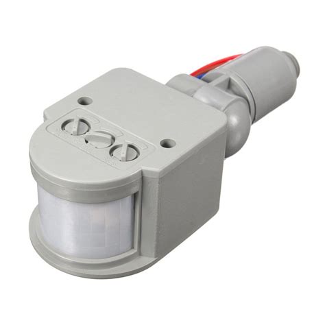 pir motion sensor detector light switch durable  degree rotatable led   infrared