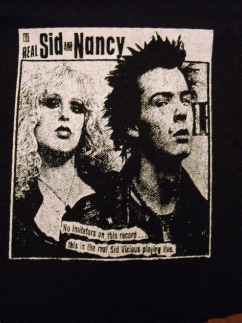 Sid Vicious And Nancy Patch Punk Rock Sex Pistols Free Shipping