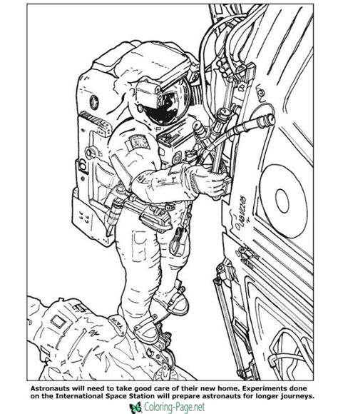 space coloring pages