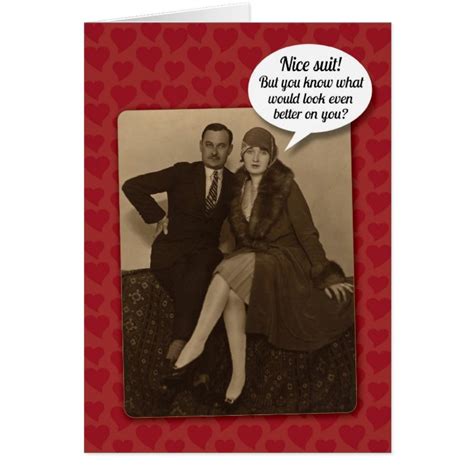 Funny Vintage Suggestive Valentines Day Card Zazzle