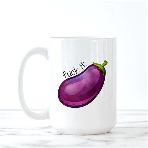 penis dick sex eggplant emoji funny mugs funny ts etsy