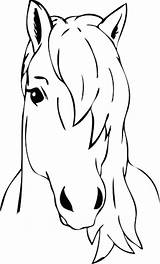 Horse Coloring Pages Face Drawing Head Drawings Color Horses Colouring Blank Pony Printable Print Cheval Morgan Available Draw Google Kids sketch template