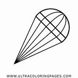 Parachute Paracadute Colorare Disegni sketch template