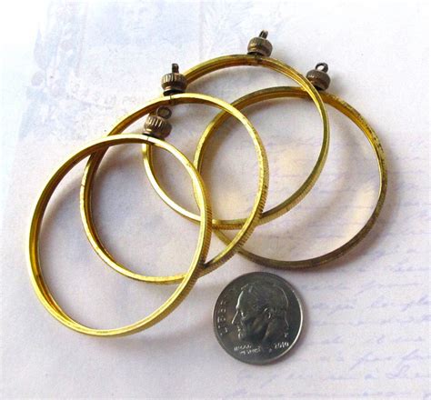 vintage coin holder pendants mm coin brooklyn charm