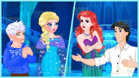 Disney Princess Elsa And Ariel Breaks Up With Their