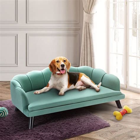 petscene  extra large raised dog bed cushioned sofa pet bed buy