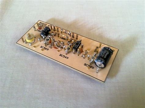 receiver board  larger   components  fitted  flickr