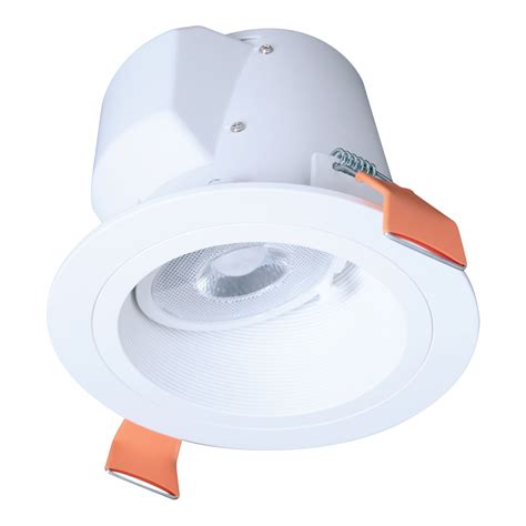 halo led  white recessed light kit slope ceiling  home depot canada