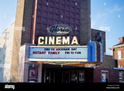 view    fashioned theater  cinema stock photo alamy