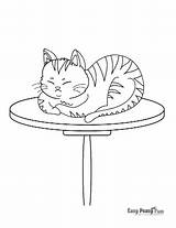 Kitten Easypeasyandfun sketch template