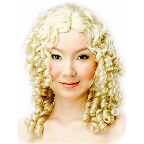 Blonde Curly Ringlets Wig Clothing Costume
