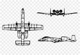 A10 Thunderbolt Warthog Clipground sketch template