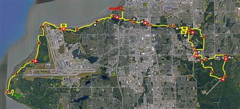 mayors marathon marathon relay  map