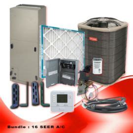 bryant  ton  seer air conditioning bundle air conditioners residential equipment