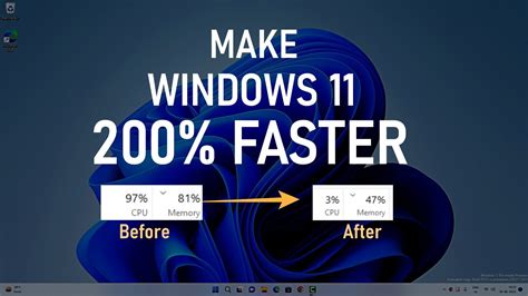 How Make Windows 11 Faster 200 Faster Windows 11
