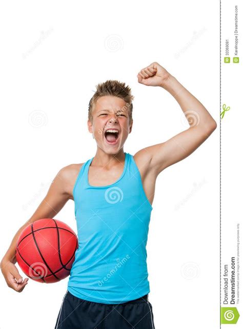 teen basketball player with winning attitude stock image image of positivity happiness 33369081