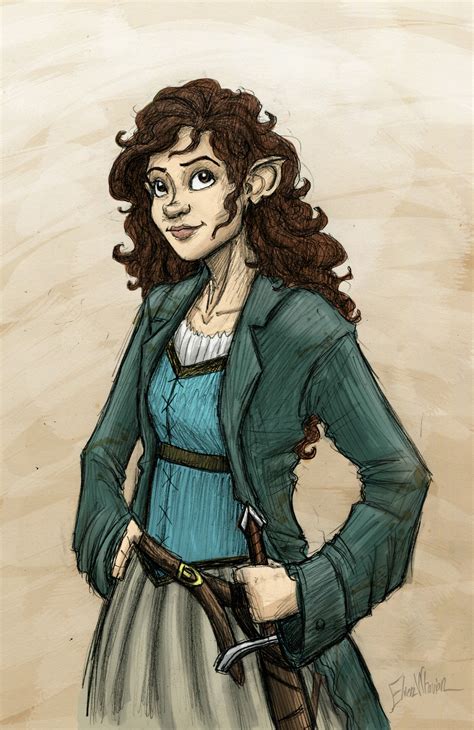 female hobbit color by elvenwhovian on deviantart