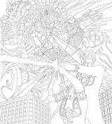 Coloring Monster Ultra Yuji Kaida sketch template