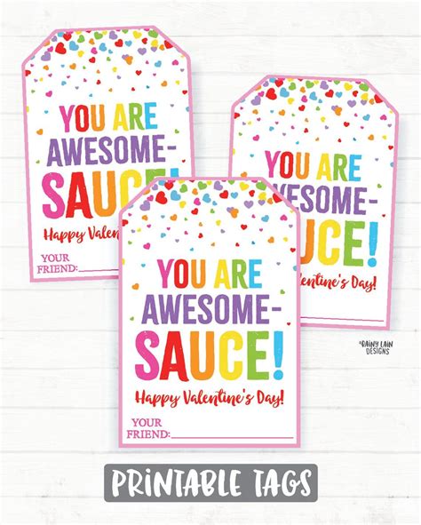 awesome sauce valentine  printable printable word searches
